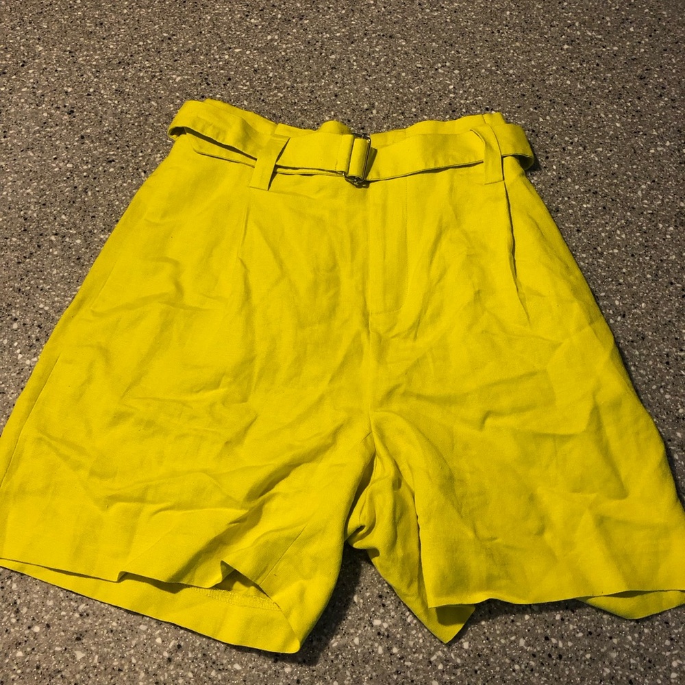 Calvin Klein yellow shorts